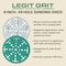 Legit Grit 6 inch Sand paper Disc, 49-Hole, 60 Grit, 100PK LG6-4960-100 - alternate 2